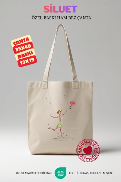 SİLUET Raw Cloth Bag