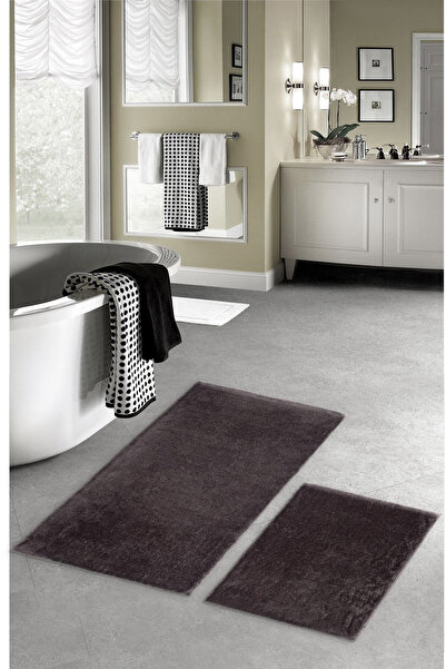 ALANUR Rex Puffy Plush 2-Piece Bath Mat