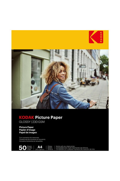 Kodak Picture Paper 230g 11.8 mil Glossy 4/6x100 (9891267)