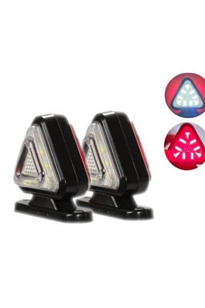 Led Light Alex SET 2 X Lumină de gabarit LED roșu/alb, 12-24 V