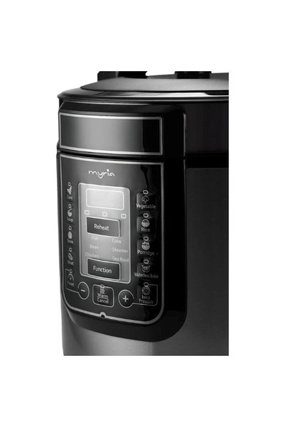 MyRia Multicooker MY4450, 6l, 1000W, 14 programe, argintiu-negru