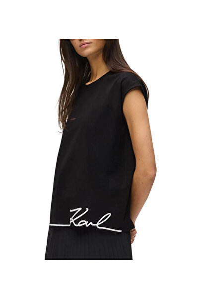 Karl Lagerfeld Γυναικείο Tank Top Μαύρο B2W17018-999 BLACK