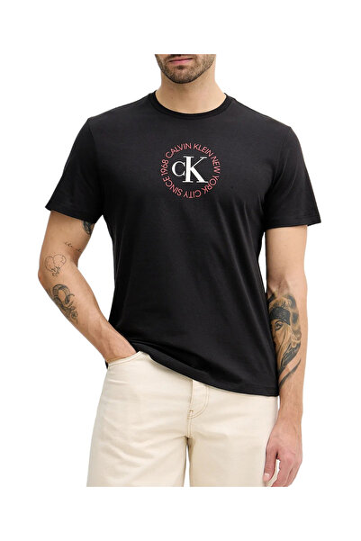 Calvin Klein Ανδρικό T-shirt Μαύρο LV14RE816G-UB1