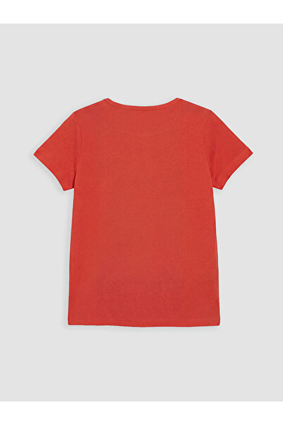 LC Waikiki Crew Neck Printed Girl's T-Shirt