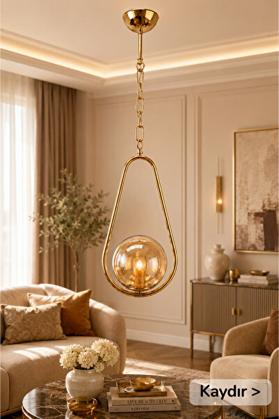 Vivido Home Gold Damla Tekli Avize