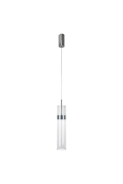Light Prestige Lustră suspendată LED modernă AMBIENTE 6W, Tub acrilic transpa...