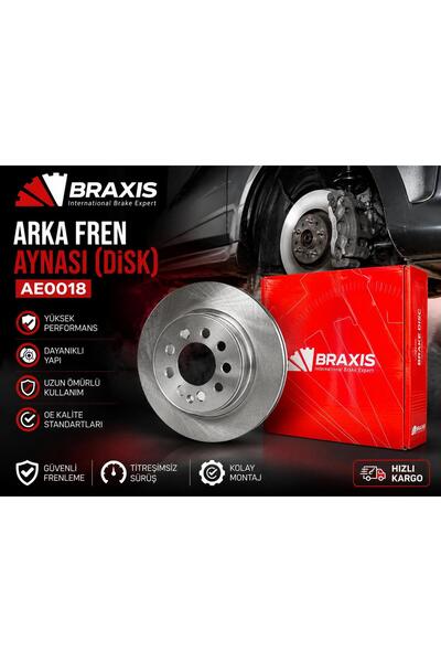 ARKA FREN AYNASI(DISK) OCTAVIA 1.4 1.6 1.9TDI 06/04>GOLFV 1.4 16V 1.4FSI 1.6 1.9TDI 2.0 10 / 03>