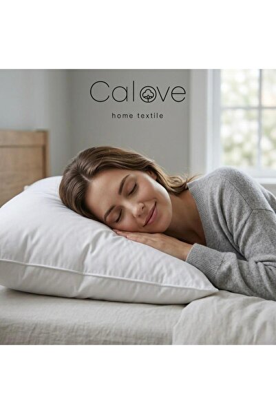 calove Premium Pillow - 800 Gr Bead Silicone & Fiber Mixed Filling - 50X70 cm...