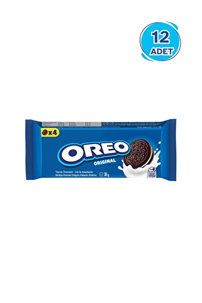 Oreo Oreo Vanilya Bisküvi 38 gr - 12 Adet