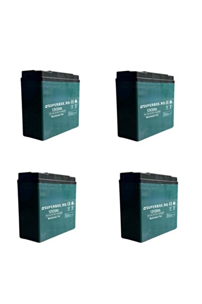 Chilwee Set nou de 4 baterii, acumulatori, pentru scuter electric sau tricicl...