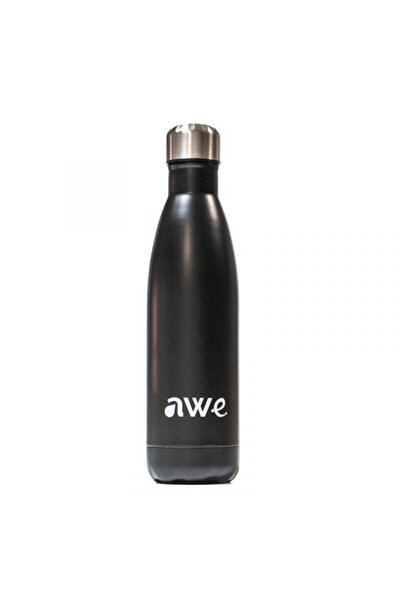 awe Sticlă din oțel inoxidabil, 750 ml, negru satinat