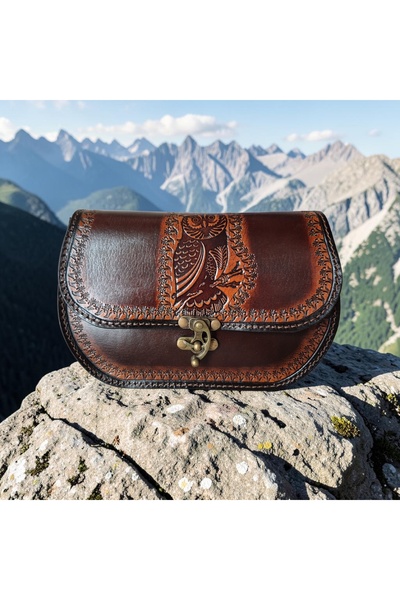 MelAlp Women's Genuine Leather Shoulder Bag Handmade