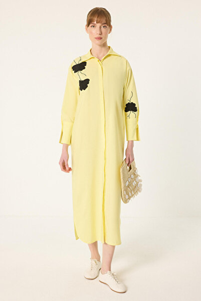 Touché Privé NAKIŞLI POPLIN DRESS