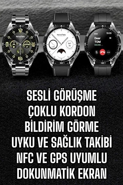 Epilons Akıllı Saat Titreşimli Pusula Nabız ve Tansiyon Ölçer NFC Uyumlu
