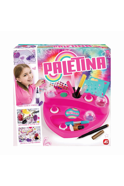 As Paletă de pictură în formă de inimă