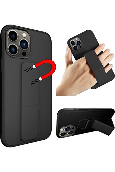ZTECH حافظة حماية خلفية من السيليكون الناعم مع حامل لهاتف iPhone 12 Pro Max، ...