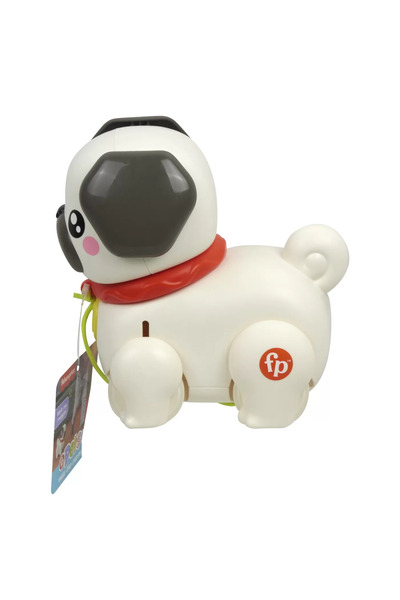 FISHER PRICE INTERACTIVE PULL ALONG DOG TOY WITH MOVEMENTS AND SOUNDS