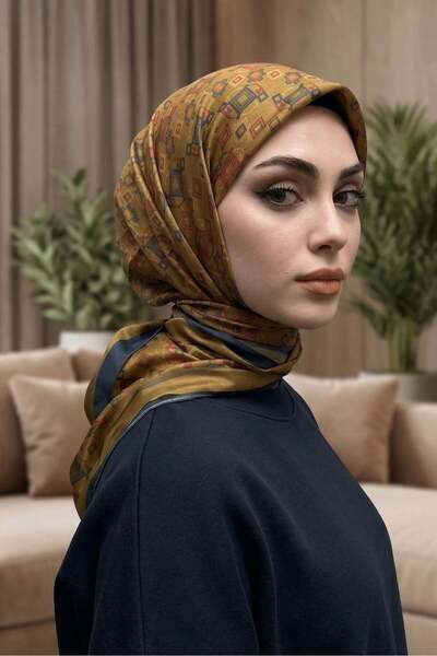 Big ModaEbrar Patterned Soft Scarf - 078