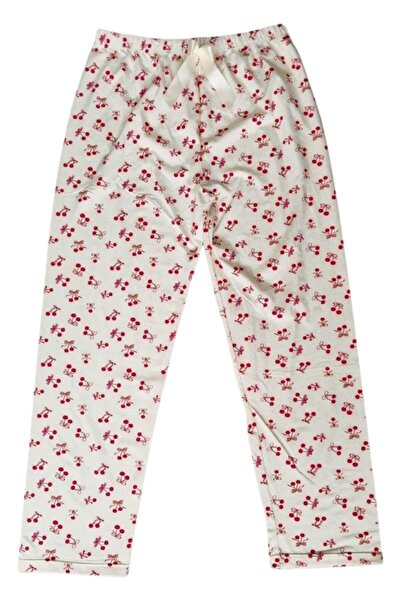 Royaleks Seasonal Viscose Combed Cotton Trousers with Elastic Waist Beige