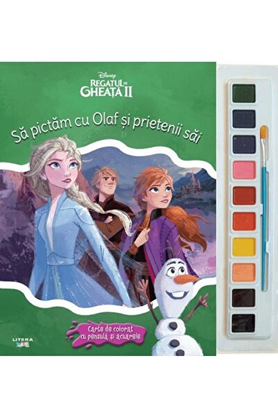Litera Disney. Frozen 2 - Să pictăm cu Olaf și prietenii săi