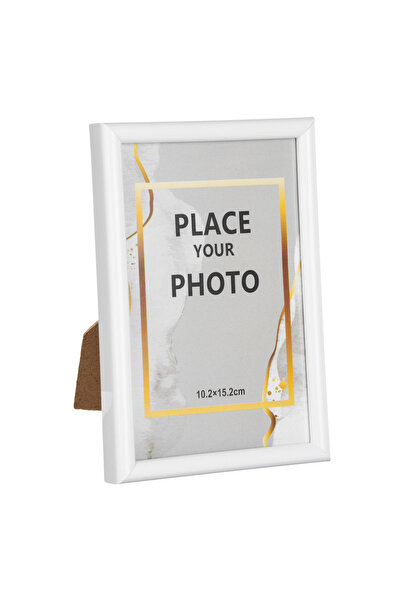 Zumzeria Ramă foto decorativă albă 10x15cm