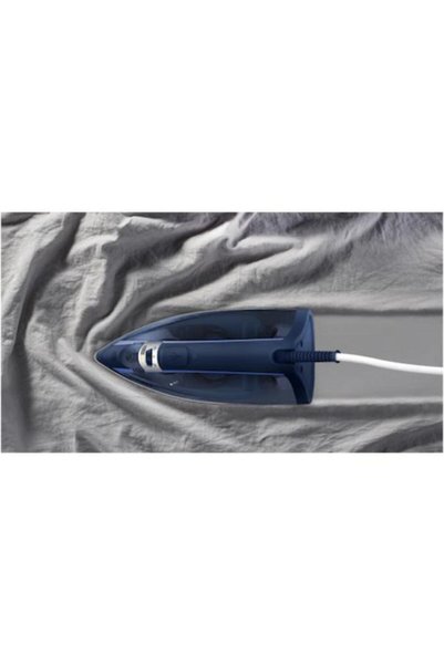 TEFAL Fier de călcat Virtuo FV1713, 2000W, rezervor de apă de 0.2L, jet de abur de 90g/min, abur variabil de 24g/min, sistem anti-picurare, Albastru