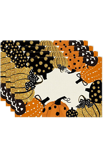 Artoid Set of 4 Artoid Patterned placemats, 46 x 31 cm, textile, multicolor