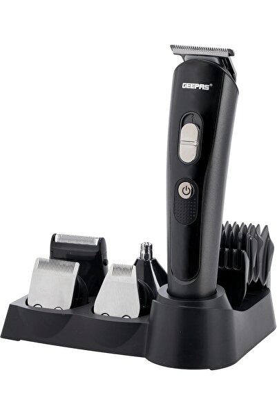 Geepas GTR8612N 11-in-1 Rechargeable Grooming Set | Hair/Beard/Nose/Ear/Body ...