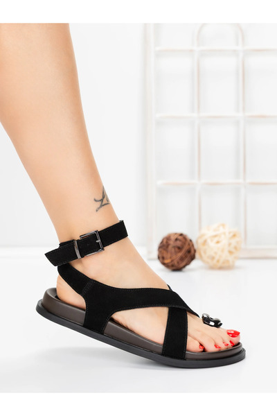 mei Sandale Dama cu Talpa Joasa 5SY39 Negru