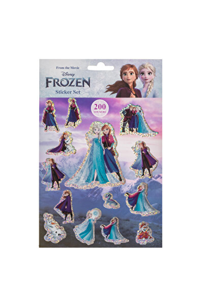 Zumzeria Set de stickere Frozen 200 bucăți - 4 coli