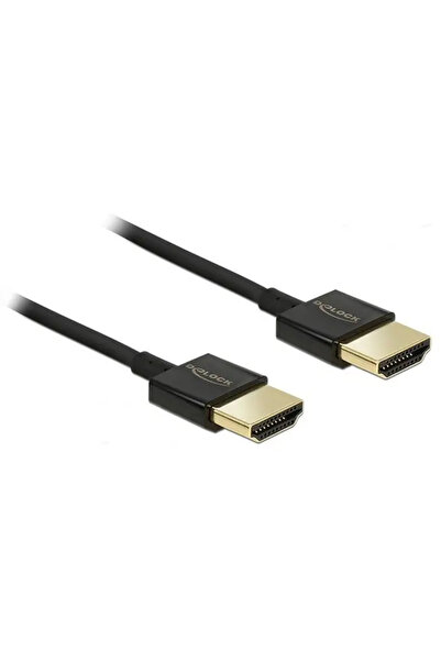 DELOCK Cablu HDMI M/M V2.0 4.5M 4K 60HZ 3D Negru Subțire Premium