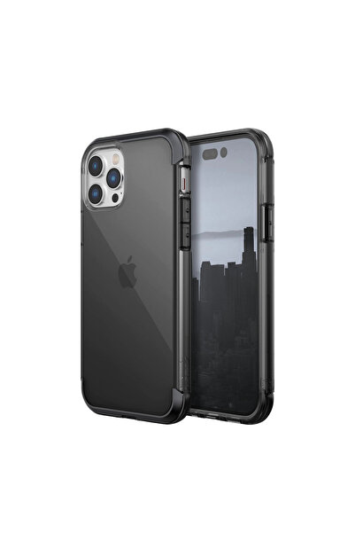 Raptic Husă X-Doria Air Case pentru iPhone 14 Pro Max, carcasă blindată, negru