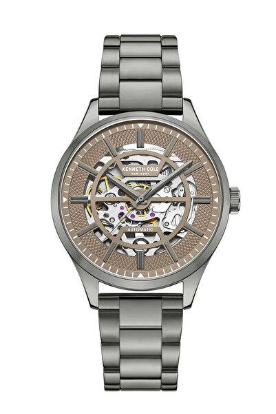 Kenneth Cole Men's 42 MM Grey Automatic Stainless Steel Strap Watch - KCWGL22...