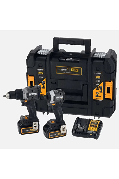 Dewalt X McLaren DCK200MP2T 18V XR 5.0 Ah Akülü Darbeli Matkap ve Tornavida Seti
