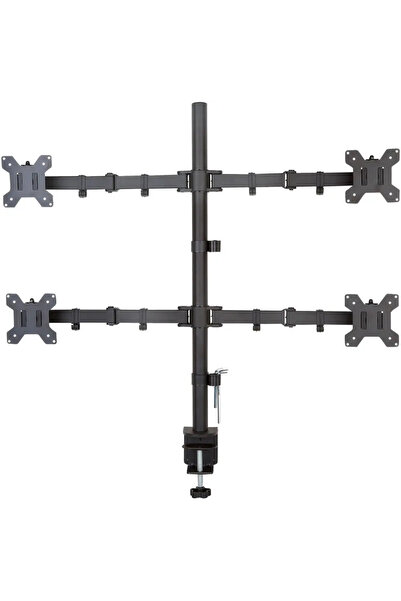 Techly Desk Mount for 4 Monitors 13" - 27" (ICA-LCD 382-Q)