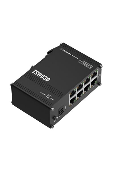 Teltonika Switch TSW030 8xRJ45 10/100Mbps DIN ports
