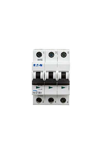 Eaton Disjunctor de supracurent 3P cu 1.6A 10kA AC FAZ Z1.6/3 278920