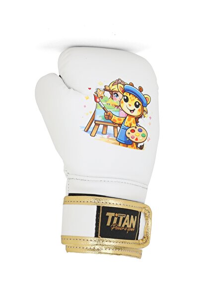 Titan Sport Children's Boxing Gloves White Cute Giraffe Model