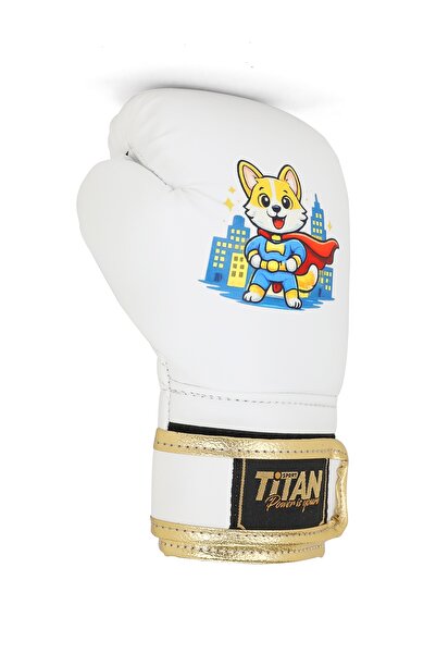 Titan Sport Children's Boxing Gloves White Superman Fox Model