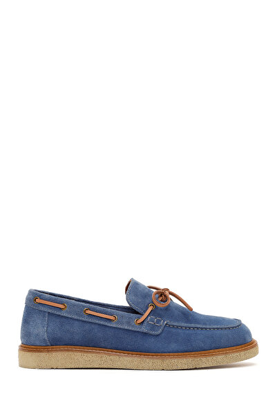 Derimod Men's Navy Blue Leather Casual Shoes 26Sfd766410