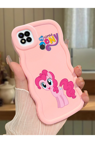 ucuc Redmi 9C/10A Uyumlu Pembe Silikon Kılıf Kamera Korumalı Darbe Emici Tasarım