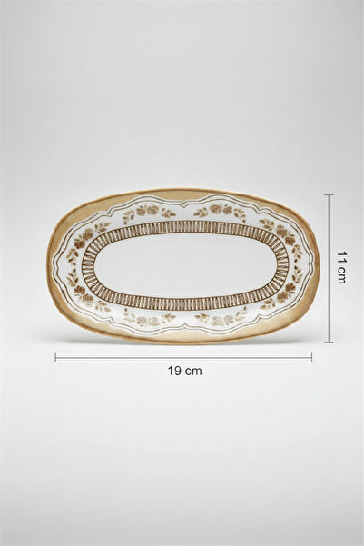 rinart 12-Pack Valencia Oval Kayık Plate 19cm Digital Salda