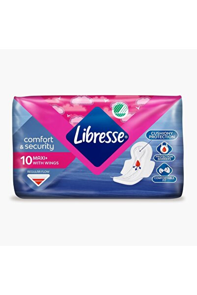 Libresse Maxi+ Regular sanitary napkins, 10 pcs/pack