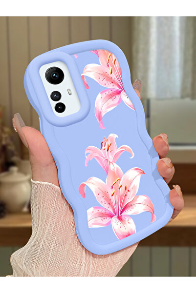 ucuc Redmi Note 12S Uyumlu Mavi Silikon Kılıf Kamera Korumalı Darbe Emici Tas...
