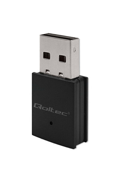 Qoltec Wireless Ultra Fast Mini WiFi Adapter | AC Standard | BT 4.0 | USB 2.0...
