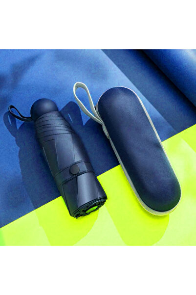Choice5 Mist Blue Ultralight And Compact Portable Capsule Umbrella UV Protect...