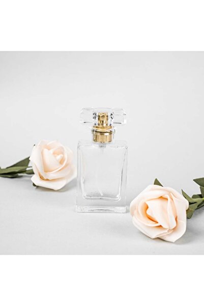 choice2 زجاجة عطر زجاجية شفافة سعة 50 مل قابلة لإعادة التعبئة، بخاخ رذاذ ناعم...