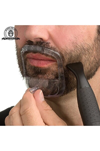 Choice 5 PCS/Set Beard Shaper Goatee Mustache Grooming Tool Transparent Face ...