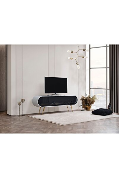 EVRENDEN SENA TV ÜNİTESİ ŞÖMİNELİ AHŞAP 160 CM