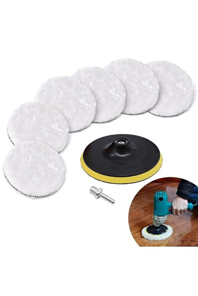Choice Wool Polishing Buffing Pad, 8 Pack Car Polishing Pads for Drill, Profe...
